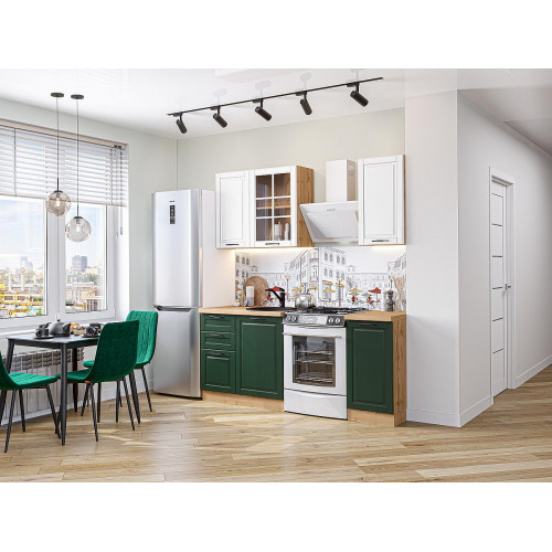 Дублин-04 Special White/Special Green 2140*1300*600 Дублин-04 Special White/Special Green 2140*1300*600