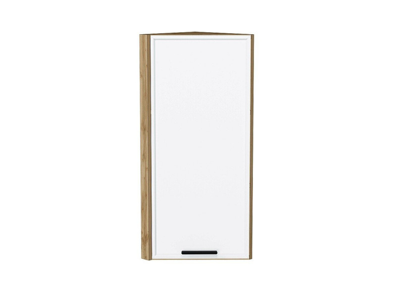 920*300*310 Шкаф верхний торцевой Фрейм White Silk Дуб Вотан