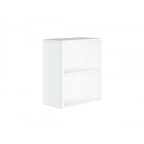 716*321*22 Фасад боковой Фрейм для верхнего шкафа White Silk