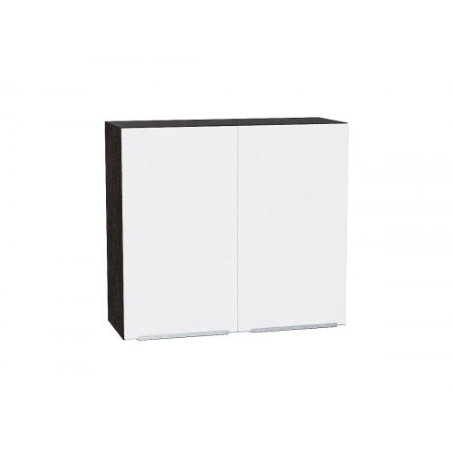 716*800* Шкаф верхний с 2-мя дверцами Фьюжн Silky White Graphite