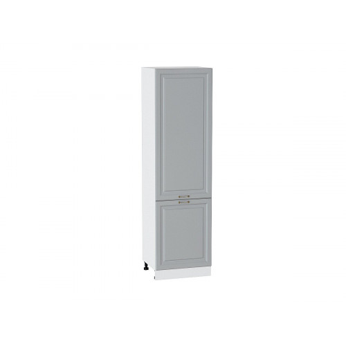 2132*600* Шкаф пенал с 2-мя дверцами Ницца Графит Белый