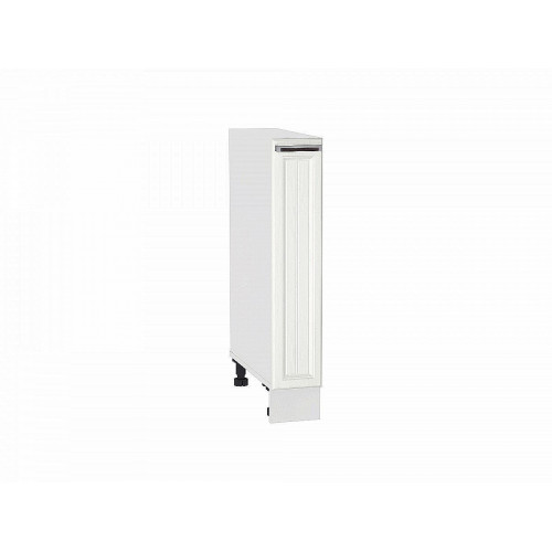 816*150* Шкаф нижний бутылочница Прага Белое дерево Белый